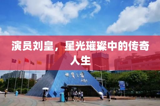 演员刘皇，星光璀璨中的传奇人生