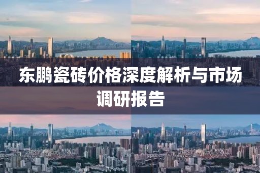 东鹏瓷砖价格深度解析与市场调研报告