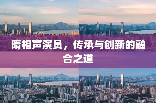 隋相声演员，传承与创新的融合之道