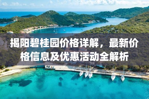 揭阳碧桂园价格详解，最新价格信息及优惠活动全解析
