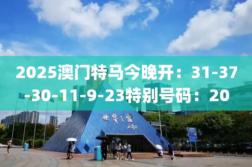 2025澳门特马今晚开：31-37-30-11-9-23特别号码：20