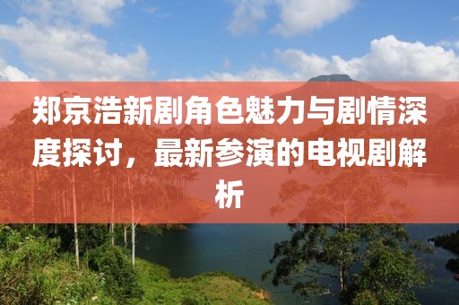 郑京浩新剧角色魅力与剧情深度探讨，最新参演的电视剧解析