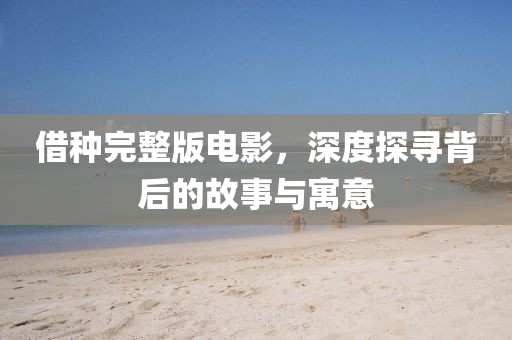 借种完整版电影，深度探寻背后的故事与寓意