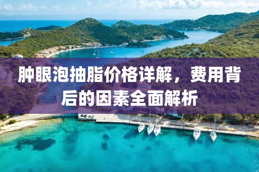 肿眼泡抽脂价格详解，费用背后的因素全面解析