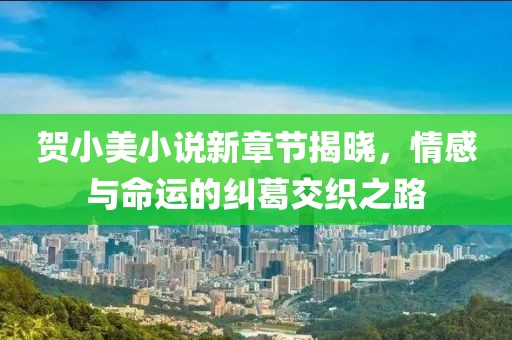 贺小美小说新章节揭晓，情感与命运的纠葛交织之路