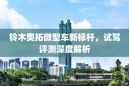 铃木奥拓微型车新标杆，试驾评测深度解析