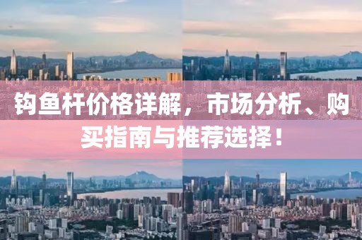 钩鱼杆价格详解，市场分析、购买指南与推荐选择！
