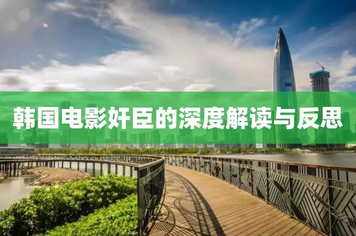 韩国电影奸臣的深度解读与反思