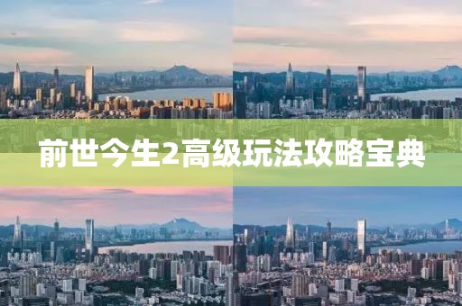 前世今生2高级玩法攻略宝典