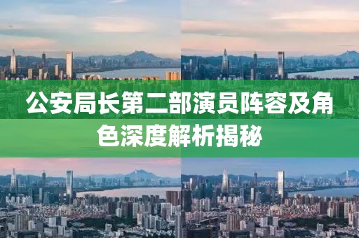 公安局长第二部演员阵容及角色深度解析揭秘