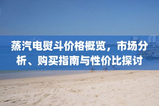 蒸汽电熨斗价格概览，市场分析、购买指南与性价比探讨