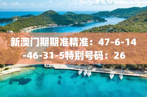 新澳门期期准精准：47-6-14-46-31-5特别号码：26
