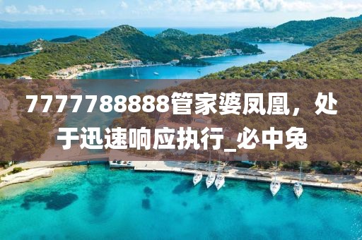 7777788888管家婆凤凰，处于迅速响应执行_必中兔