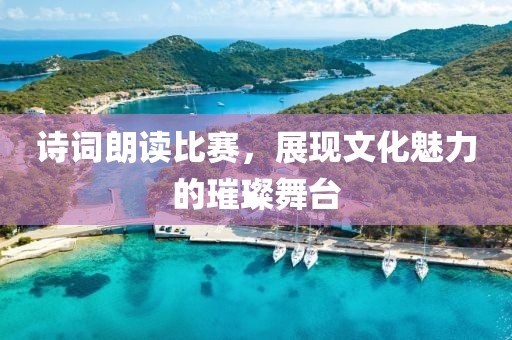 诗词朗读比赛，展现文化魅力的璀璨舞台