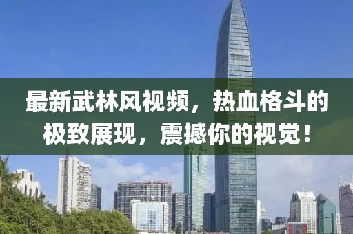 最新武林风视频，热血格斗的极致展现，震撼你的视觉！