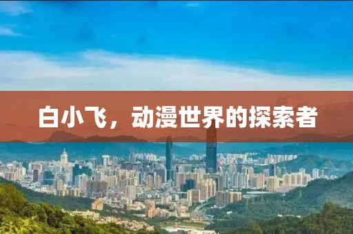 白小飞，动漫世界的探索者