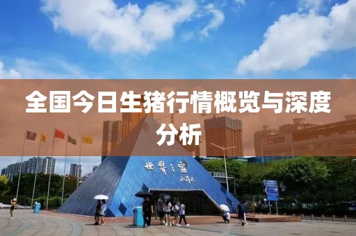 全国今日生猪行情概览与深度分析