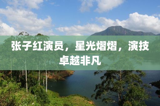 张子红演员，星光熠熠，演技卓越非凡