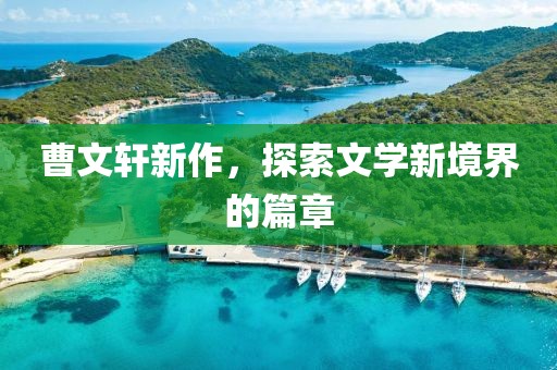 曹文轩新作，探索文学新境界的篇章