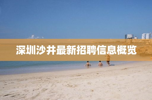深圳沙井最新招聘信息概览