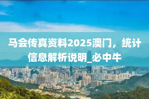 马会传真资料2025澳门，统计信息解析说明_必中牛