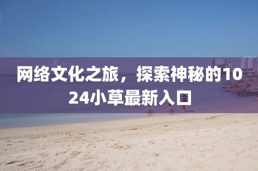 网络文化之旅，探索神秘的1024小草最新入口