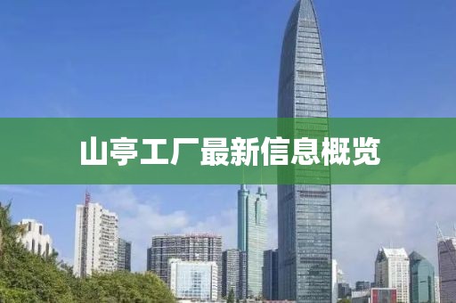 山亭工厂最新信息概览
