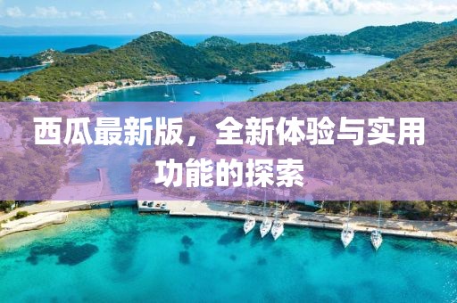 西瓜最新版，全新体验与实用功能的探索