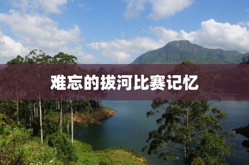 难忘的拔河比赛记忆