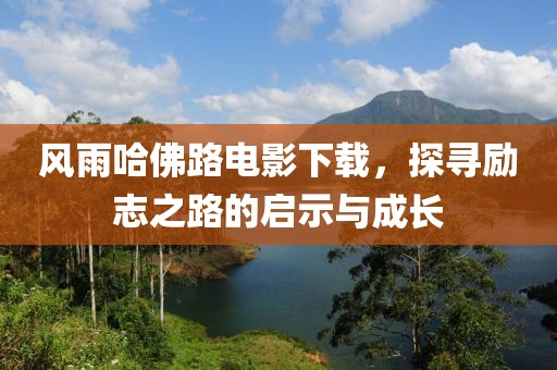 风雨哈佛路电影下载，探寻励志之路的启示与成长