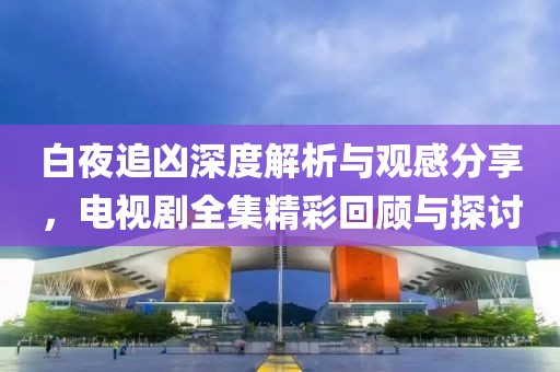 白夜追凶深度解析与观感分享，电视剧全集精彩回顾与探讨