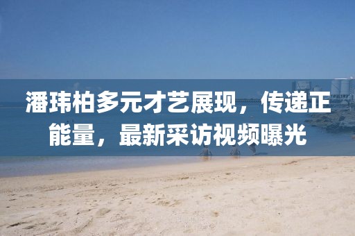 潘玮柏多元才艺展现，传递正能量，最新采访视频曝光