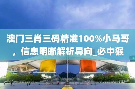 澳门三肖三码精准100%小马哥，信息明晰解析导向_必中猴