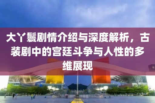 大丫鬟剧情介绍与深度解析，古装剧中的宫廷斗争与人性的多维展现
