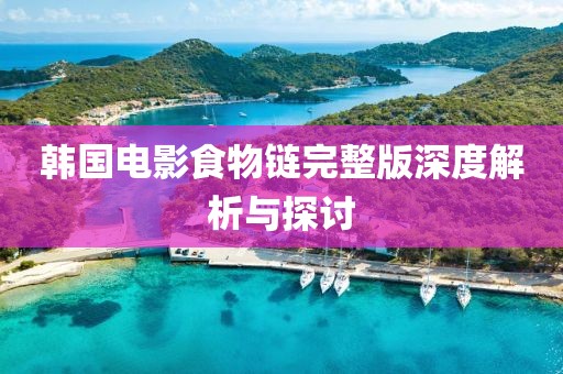 韩国电影食物链完整版深度解析与探讨