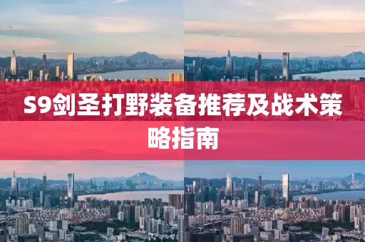 S9剑圣打野装备推荐及战术策略指南