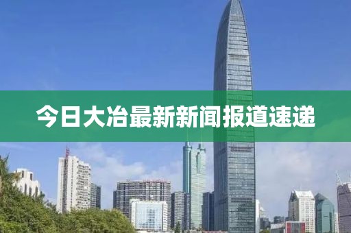 今日大冶最新新闻报道速递