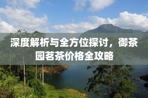 深度解析与全方位探讨，御茶园茗茶价格全攻略