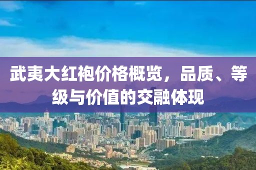 武夷大红袍价格概览，品质、等级与价值的交融体现