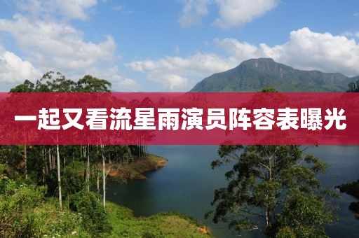 一起又看流星雨演员阵容表曝光