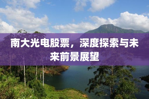 南大光电股票，深度探索与未来前景展望