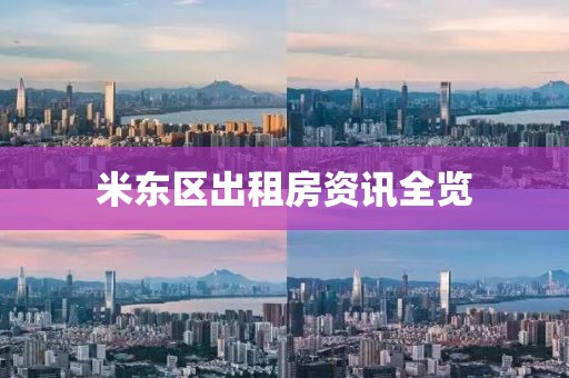 米东区出租房资讯全览