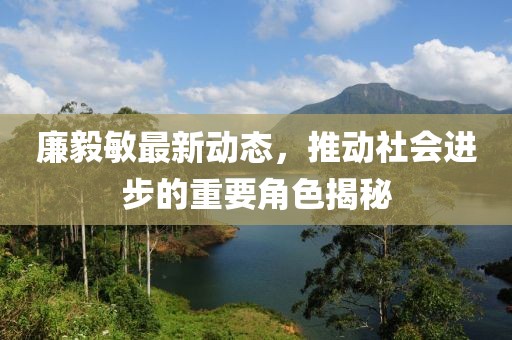 廉毅敏最新动态，推动社会进步的重要角色揭秘