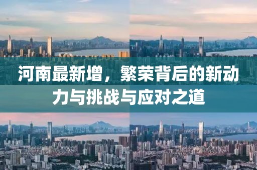 河南最新增，繁荣背后的新动力与挑战与应对之道