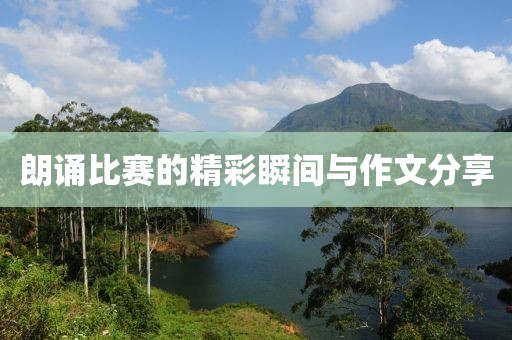 朗诵比赛的精彩瞬间与作文分享