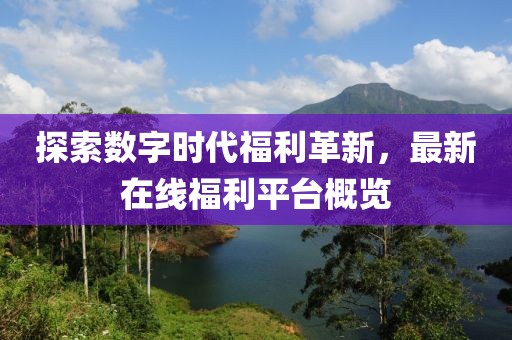 探索数字时代福利革新，最新在线福利平台概览