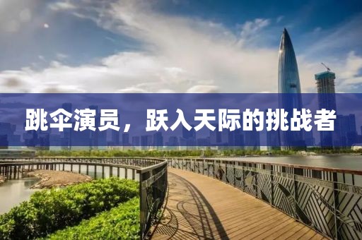 跳伞演员，跃入天际的挑战者
