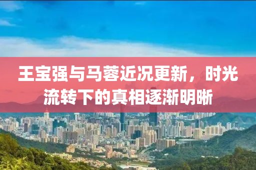 王宝强与马蓉近况更新，时光流转下的真相逐渐明晰