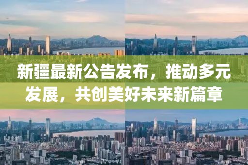 新疆最新公告发布，推动多元发展，共创美好未来新篇章