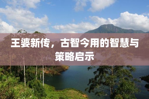 王婆新传，古智今用的智慧与策略启示